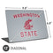 Washington State University Logo Universal Laptop 12in (9.8 x 6.8in) Skin